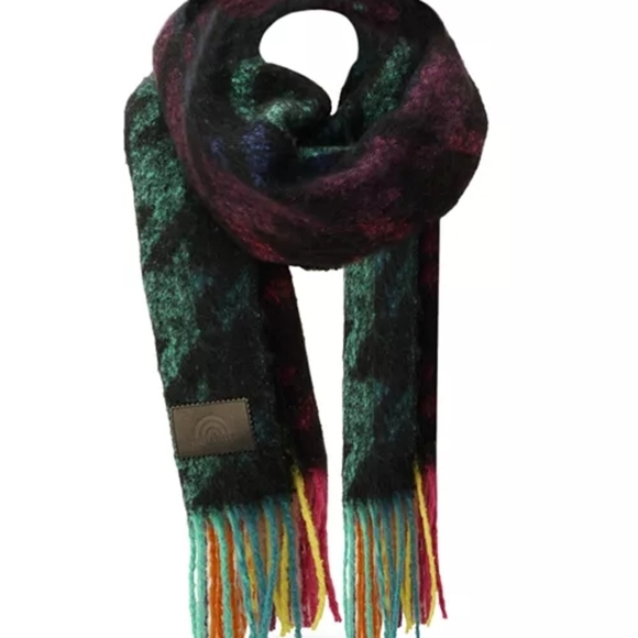 Kurt Geiger London
Rainbow Houndstooth Yarn Dye Scarf NWT - Picture 4 of 8